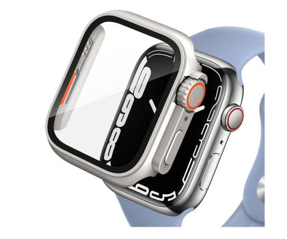 Pasek i akcesoria do zegarków TECH-PROTECT Defense360 do Apple Watch 7/8 (45mm) titanium/orange